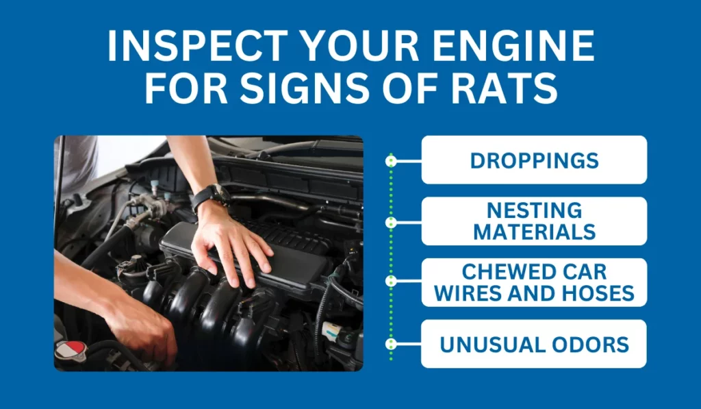 Inspect Your Engine for Signs of Rats