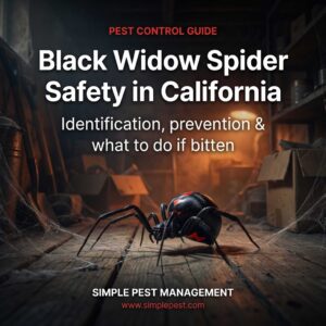 Black widow spider safety guide