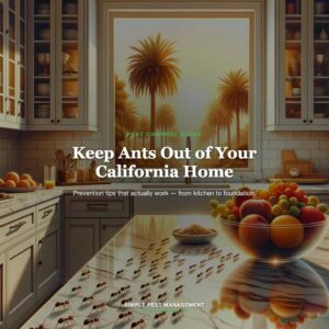 Kitchen with ants and prevention tips