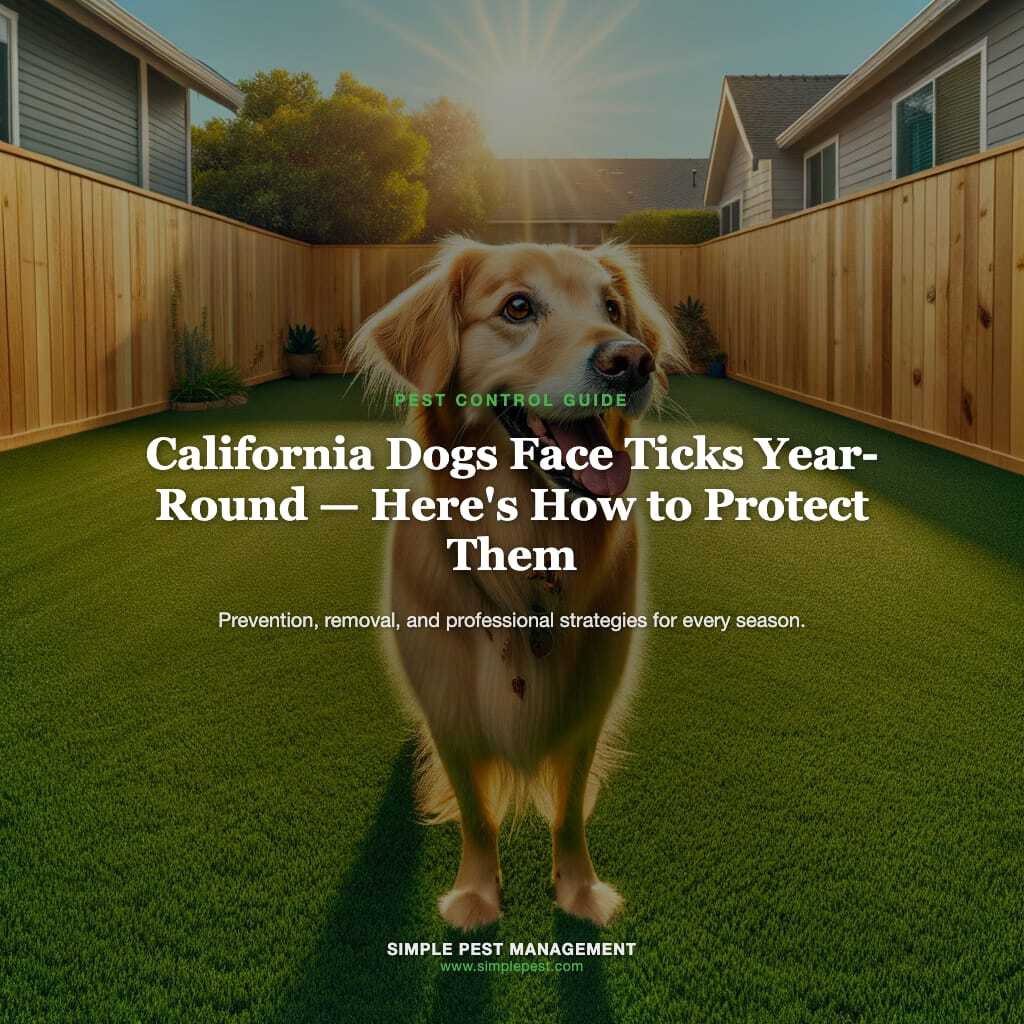 Golden retriever in a backyard setting.