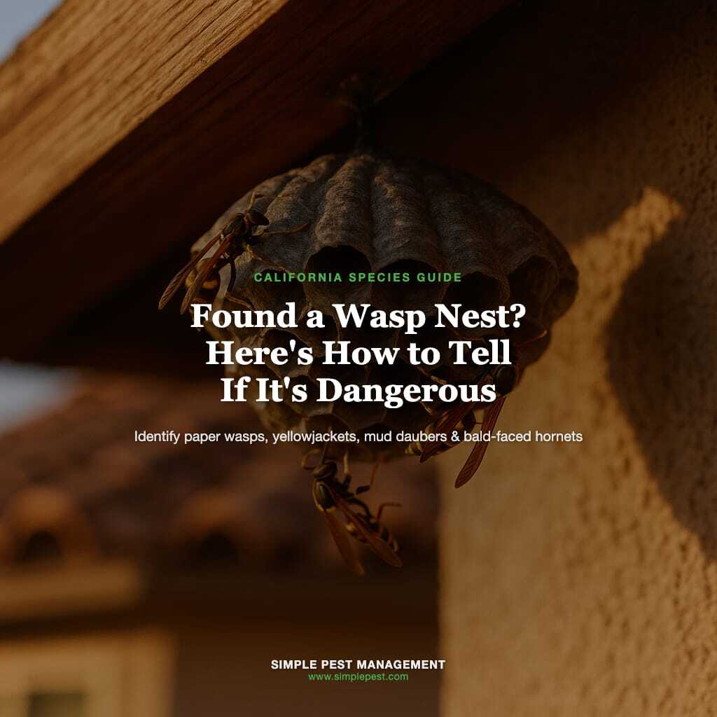 Wasp nest identification and safety guide