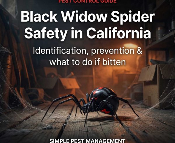 Black widow spider safety guide
