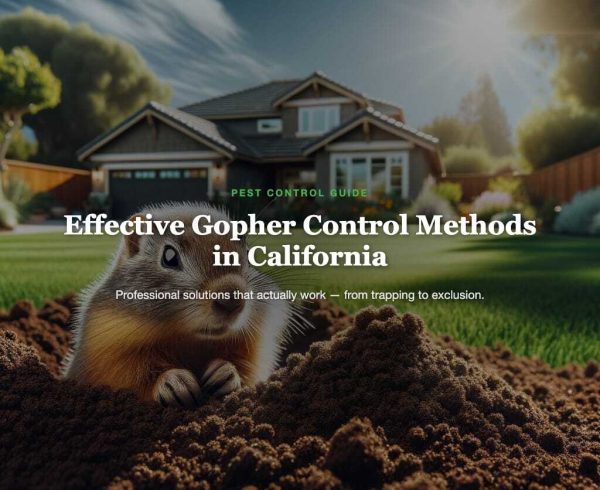 Gopher control methods in California
